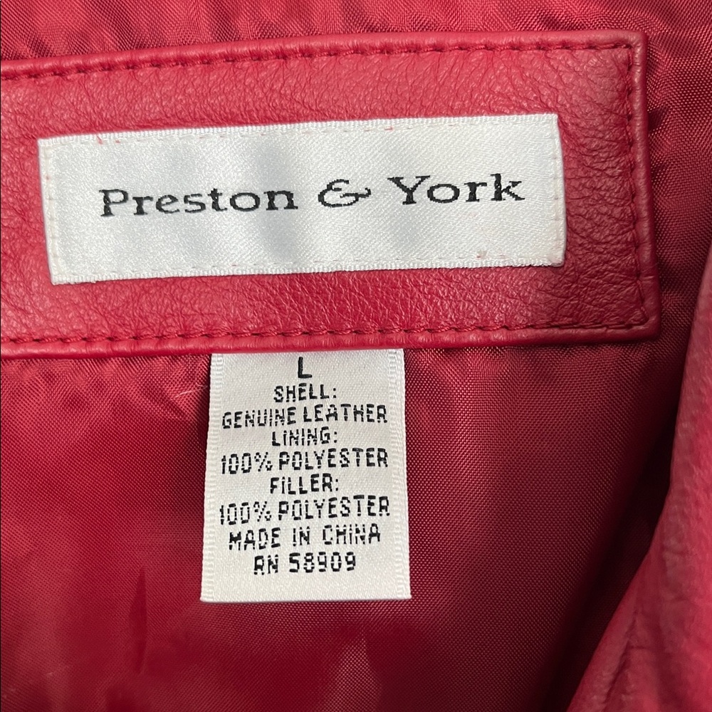 Preston and York Cherry Red Jacket - Picture 2 of 3
